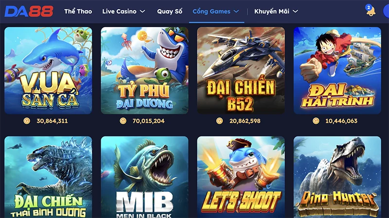 game bắn cá Da88